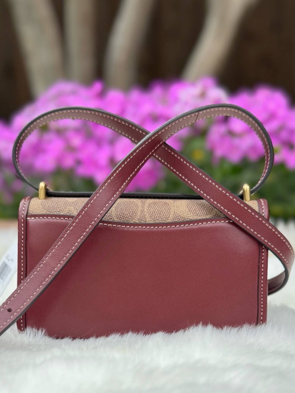 NWT Coach Bandit Crossbody In Colorblock Signature Canvas Purse - Picture 3 of 6